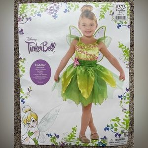 Disneys TinkerBell costume toddler age 3-4yrs dress and wings